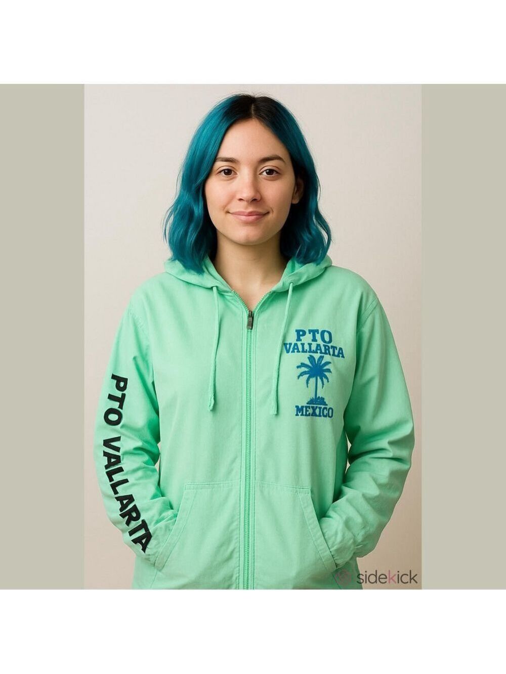 Mint Green Puerto Vallarta Mexico Jacket